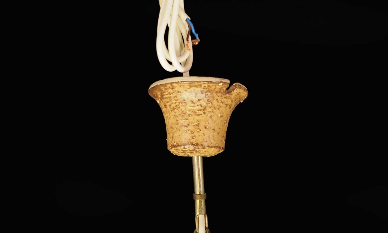 Lustre en céramique, style vintage, années 1960, production : Danemark