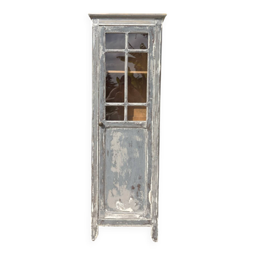 Vintage glass cabinet "Simone"