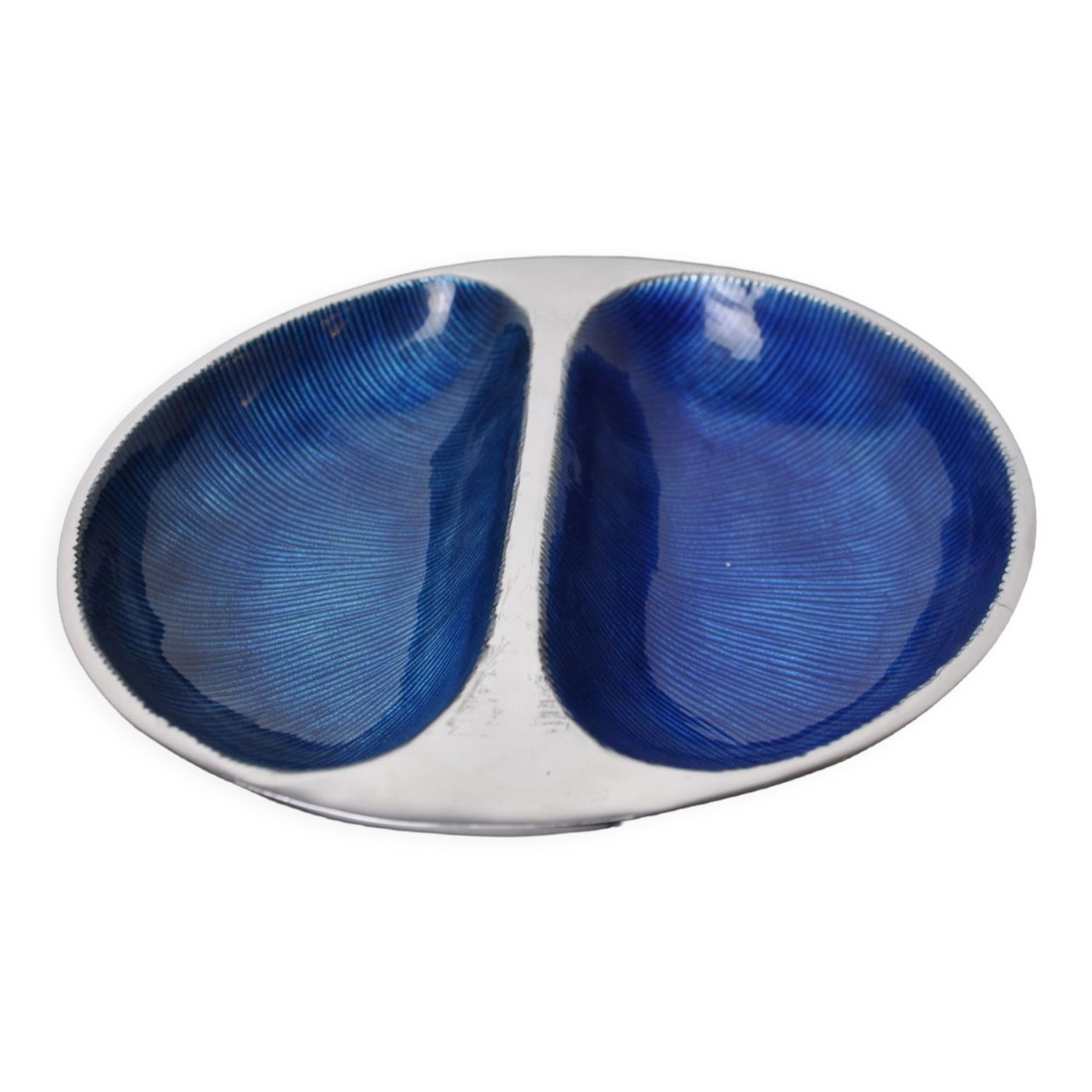 Brutalist ramekin enamelled by david marshall, 1980, spain
