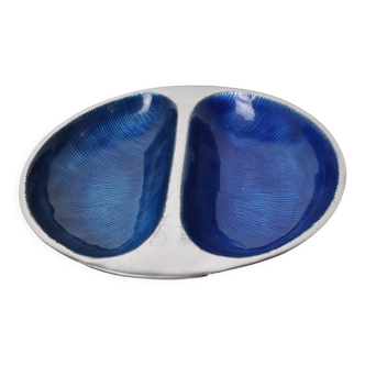 Brutalist ramekin enamelled by david marshall, 1980, spain