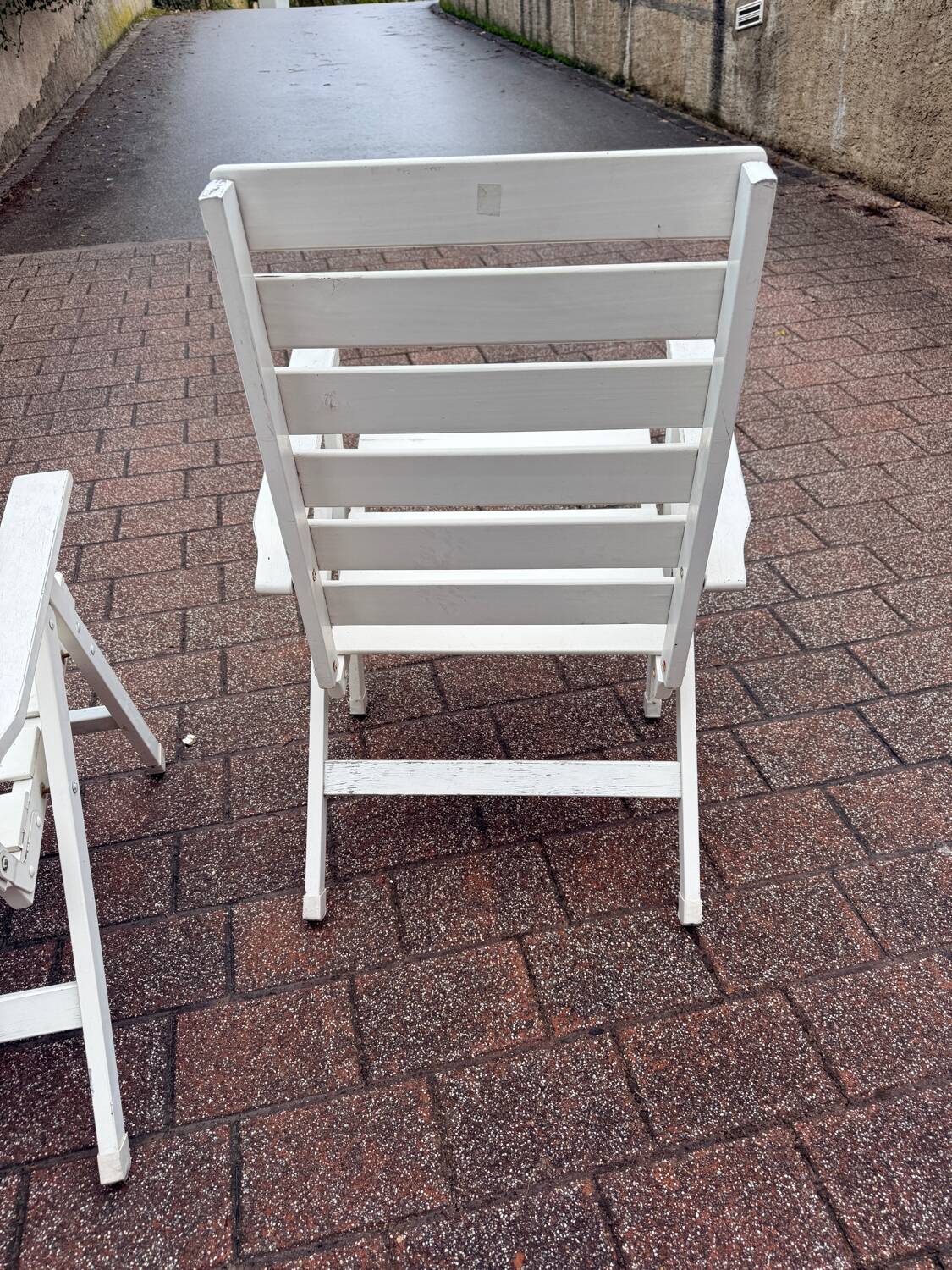 2 chaises transat des années 80