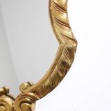 Baroque style gilded wood mirror