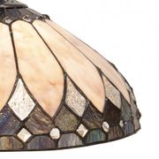 Lampe à suspension Tiffany beige