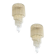 Set of Two Venetian "Quadriedro" Twist Murano Glass Wall Sconces
