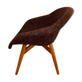 Hull armchair by Miroslav Navratil, years 1960