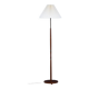 Mid-Century Floor Lamp in Rosewood and Brass, Denmark, 1960s