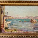 The Mediterranean Coast - oil XIX°