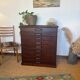 Meuble de métier d’architecte vintage en bois