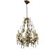 Italian Florentine Tole Chandelier, Italy, 1950s