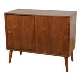 Small Mid-Century Teak Sideboard from Feldballes Møbelfabrik, Denmark, 1960
