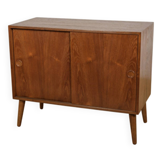 Small Mid-Century Teak Sideboard from Feldballes Møbelfabrik, Denmark, 1960