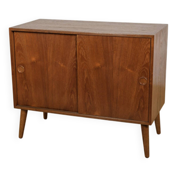 Small Mid-Century Teak Sideboard from Feldballes Møbelfabrik, Denmark, 1960