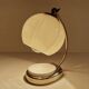 Lampe de table Art déco Bauhaus en verre et bakélite