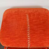 Vintage orange fireside chair