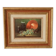 Oil painting on cardboard small format still life