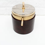 Vintage ice cube bucket, Freddotherm ice bucket, swiss made