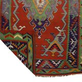 Authentic Vintage Turkish Kilims & Handwoven Rugs – Unique Home Decor Pieces 195x 295 cm