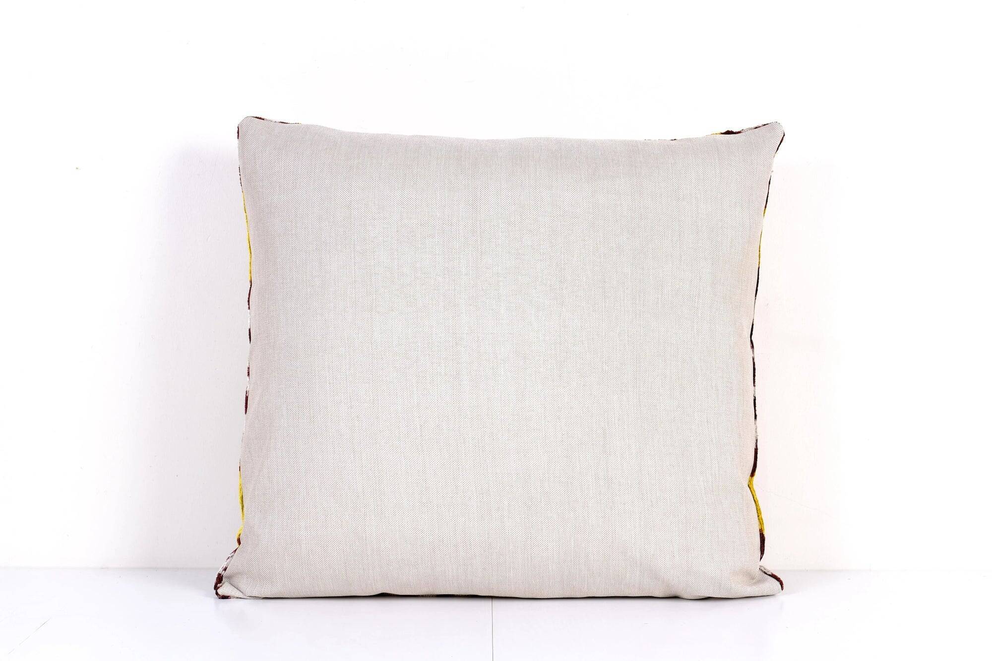 Vintage ikat cushion cover 58x66 cm