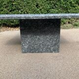 80s granite coffee table