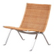 PK 22“ lounge chair in rattan by Poul Kjaerholm for E. Kold Christensen