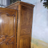 Small Louis XV wardrobe in solid oak