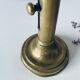 Antique golden brass candle holder