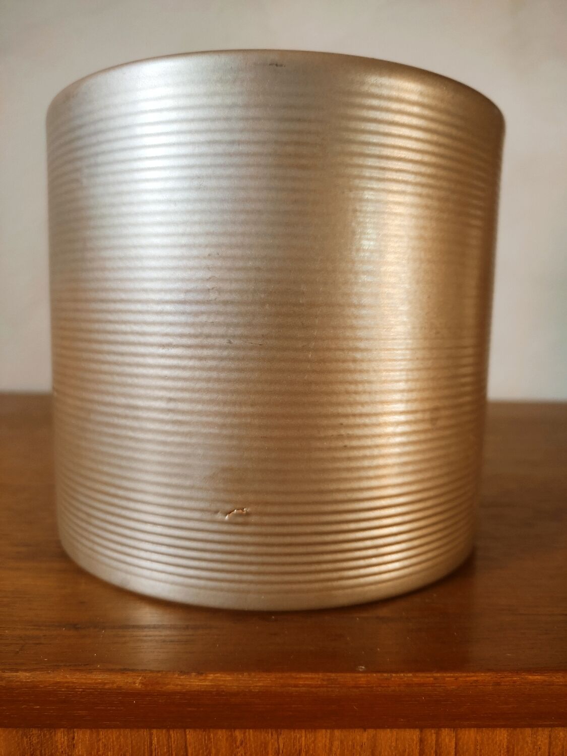 Scheurich metal effect pot cover