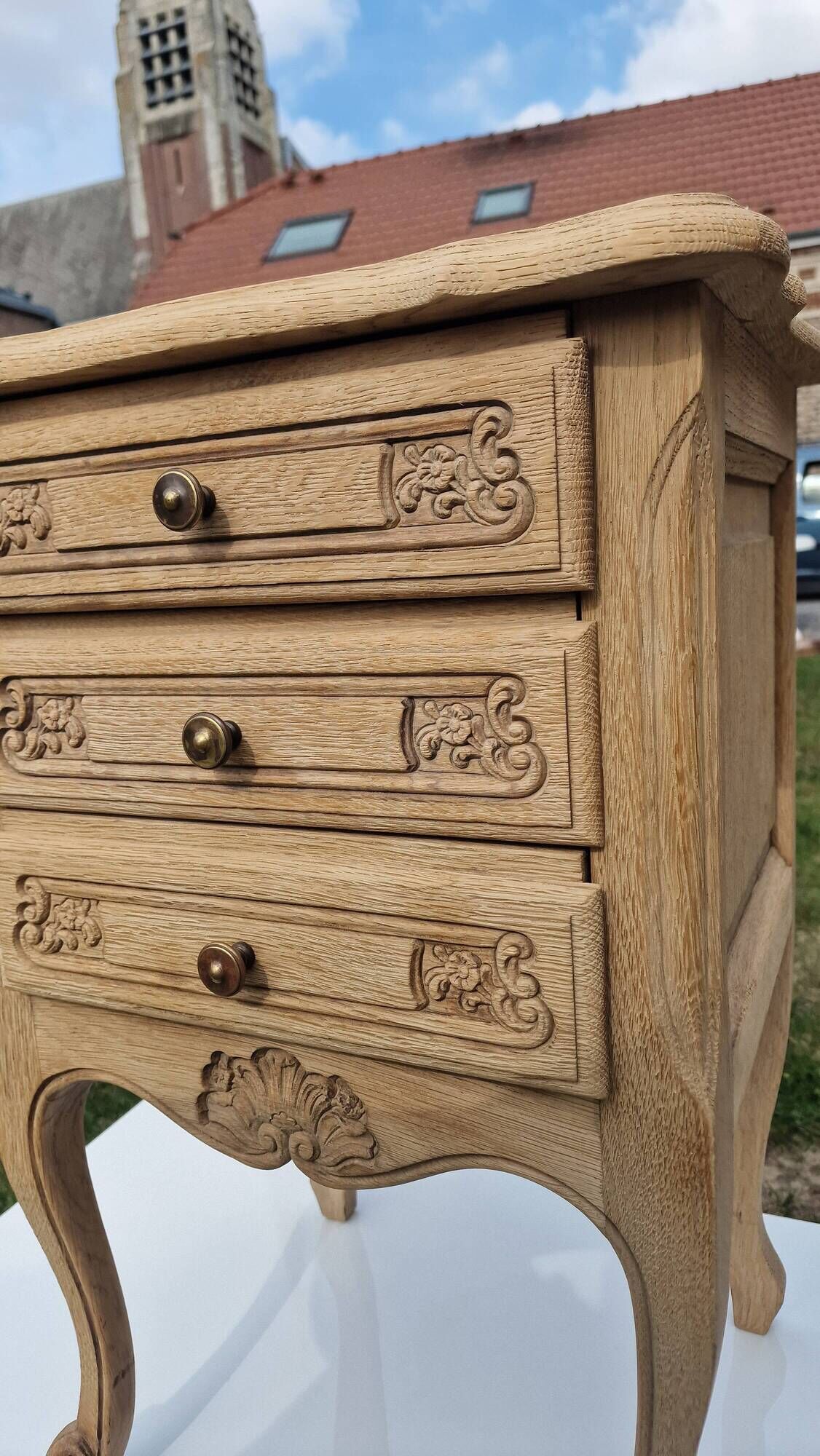 Louis XV style bedside table