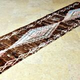 Moroccan Berber vintage hallway rug 336 x 75 cm