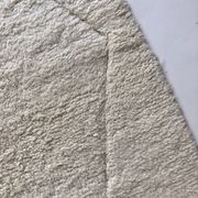 Tapis berbère marocain Beni Ouarain à losanges écrus 2,44x1,61m