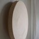 Mid-century Scandinavian Swedish, Ceiling light / Wall sconce in linen, 1950s