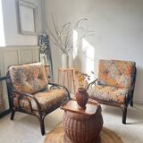 Liberty rattan armchairs