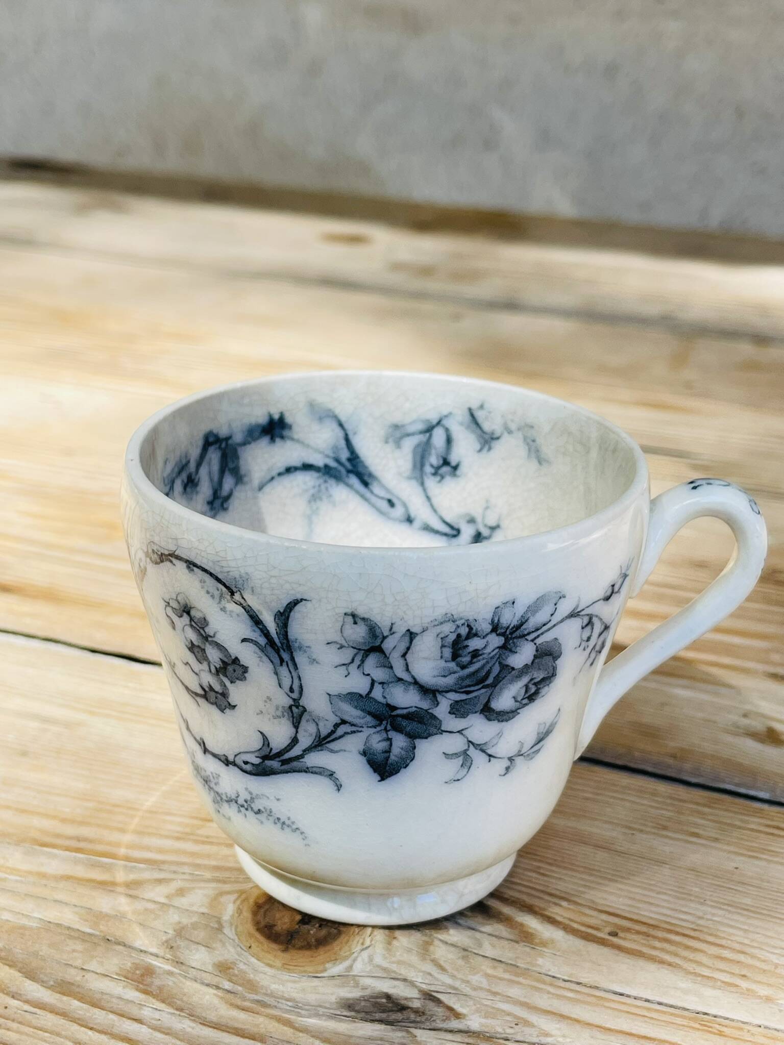 Antique ironstone cup