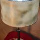 leather-covered lamp 1975 to 85