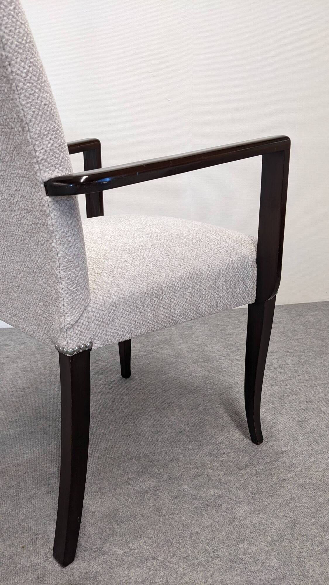 Pair of Art Deco bridge chairs, France circa 1920
