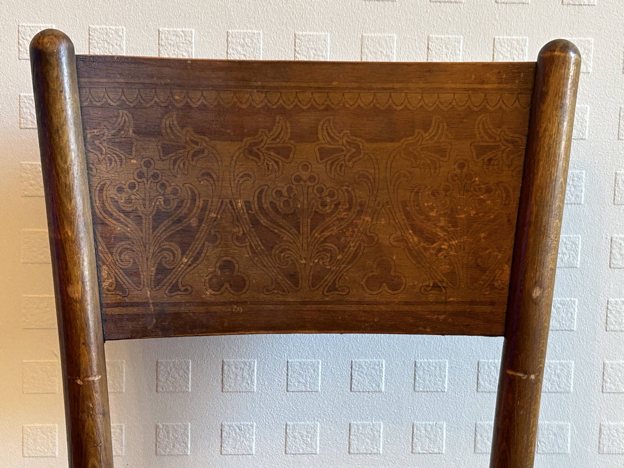 6 antique chairs Jacob & Josef Kohn – Vienna – Decorated bent wood – Style