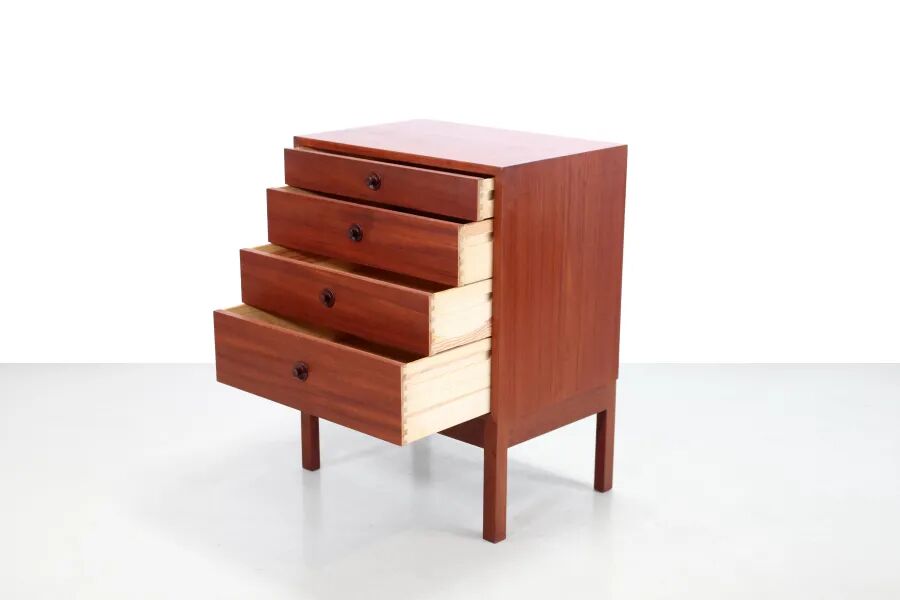 Teak chest of drawers by Borge Mogensen for Karl Andersson and Son