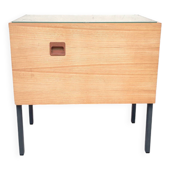 Small blond bedside cabinet, 1960
