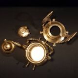 Oriental teapot on its support