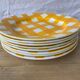 Vintage checkered plates