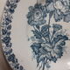 Hollow earthenware plate Terre de Fer, vintage French, 50s