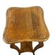 Vintage high side table in wood / plant table / shelf