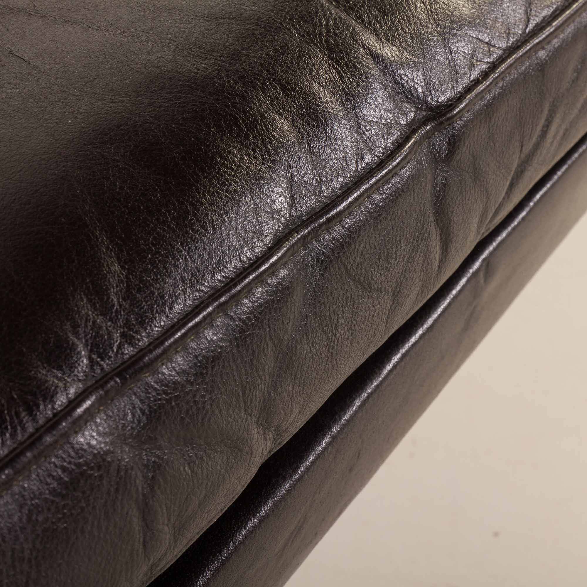 Danish vintage lounge chair with footstool, 1970s