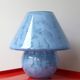 Blue glass mushroom lamp 70 80