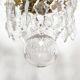 Candlestick rings golden bronze and Crystal France