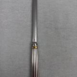 Christofle model aria golden ring - paper opener letter opener silver metal tbe