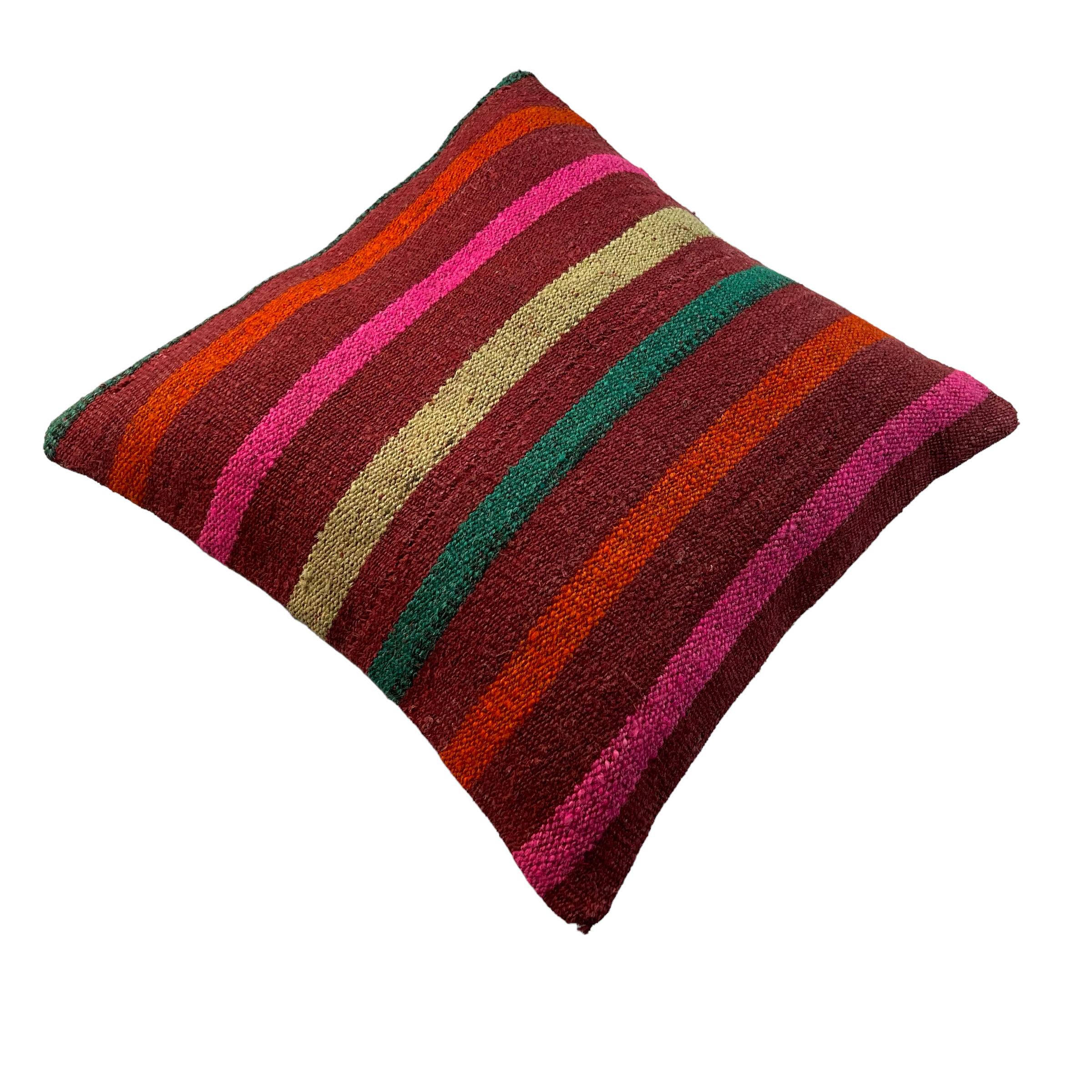 Vintage turkish kilim cushion cover 40 x 40 cm