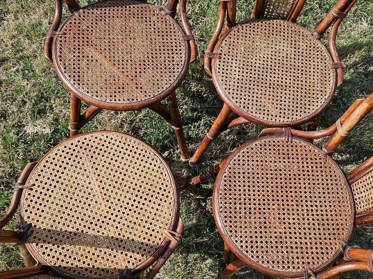 Vintage Rattan and Cane Dining Room