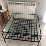 Table basse fer forgé