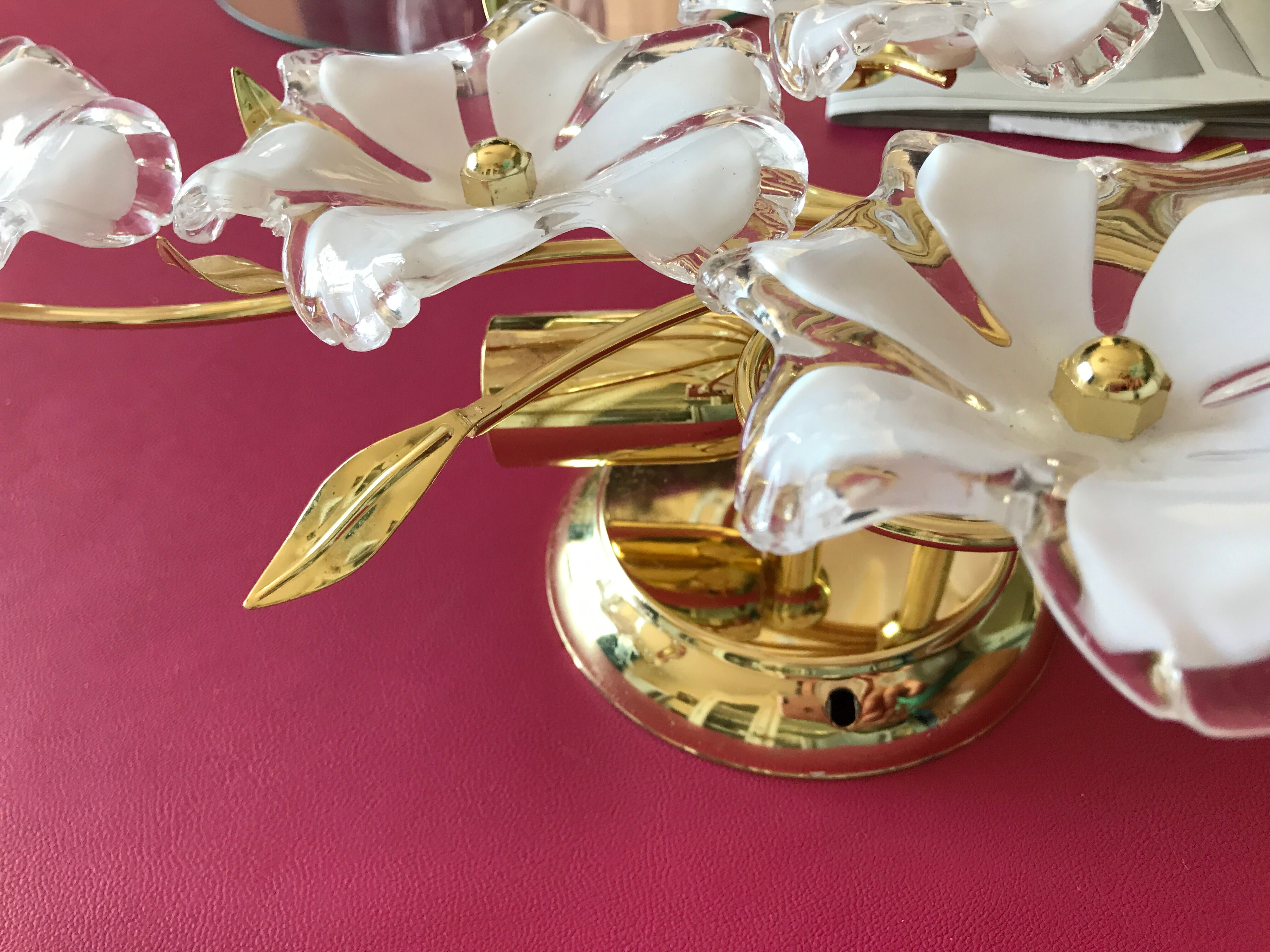 Wall light vintage flowers